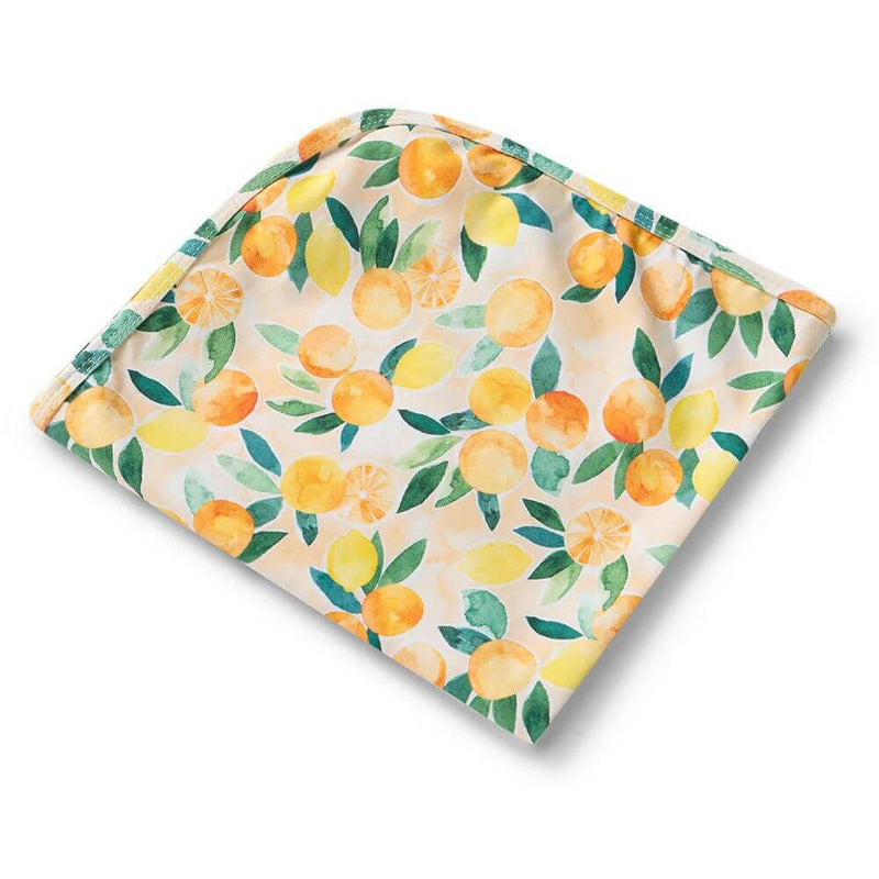 Snuggle Hunny Sunny Citrus Jersey Wrap & Beanie Set-baby_toys_australia-toys-Mornington_Peninsula