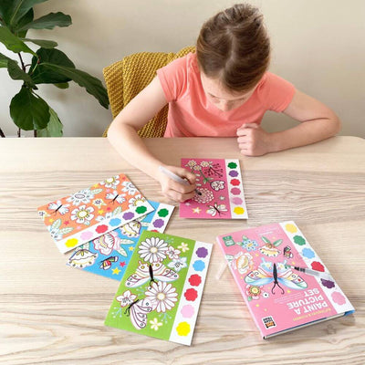 Tiger Tribe Paint-a-Picture Set, Butterflies & Flowers-baby_gifts-Tiger_Tribe_toys-Australia