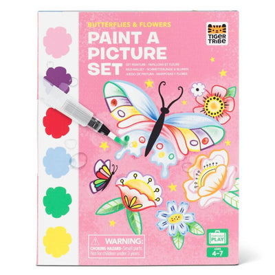 Tiger Tribe Paint-a-Picture Set, Butterflies & Flowers-baby_gifts-Tiger_Tribe_toys-Australia