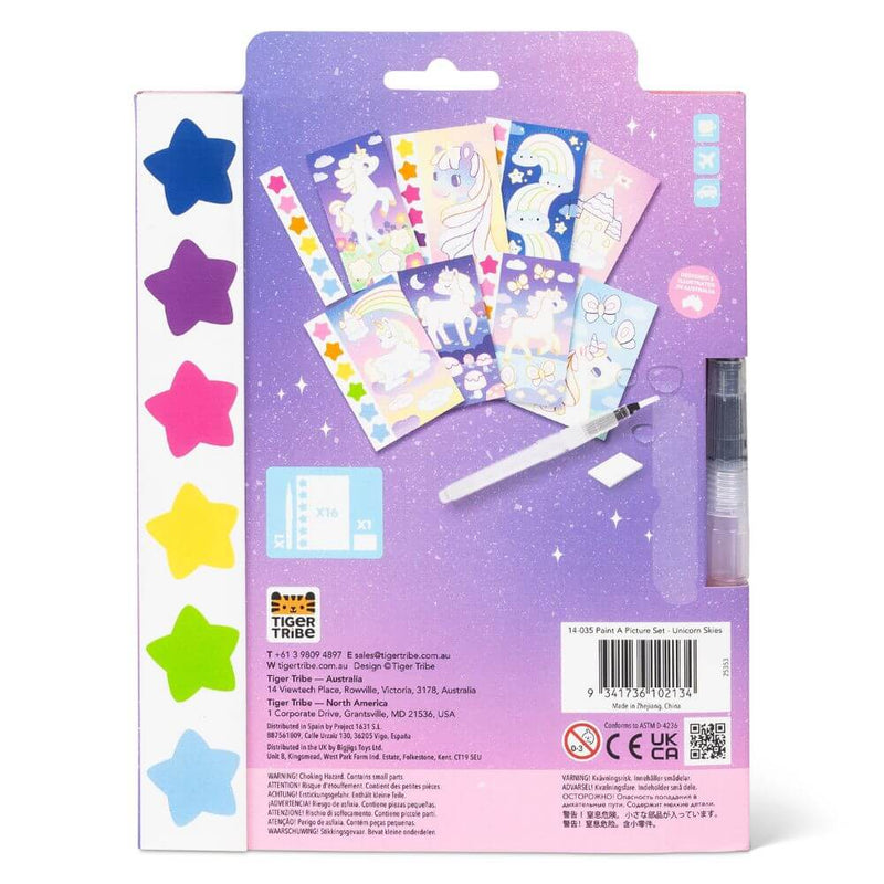 Tiger Tribe Paint-a-Picture Set, Unicorn Skies-baby_gifts-toy_shop-Mornington_Peninsula-Australia