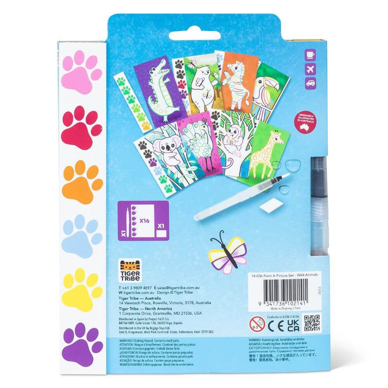 Tiger Tribe Paint-a-Picture Set, Wild Animals-baby_gifts-toy_shop-Mornington_Peninsula-Australia