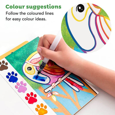 Tiger Tribe Paint-a-Picture Set, Wild Animals-baby_gifts-toy_shop-Mornington_Peninsula-Australia