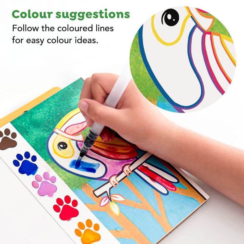 Tiger Tribe Paint-a-Picture Set, Wild Animals-baby_gifts-toy_shop-Mornington_Peninsula-Australia