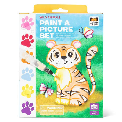 Tiger Tribe Paint-a-Picture Set, Wild Animals-baby_gifts-toy_shop-Mornington_Peninsula-Australia
