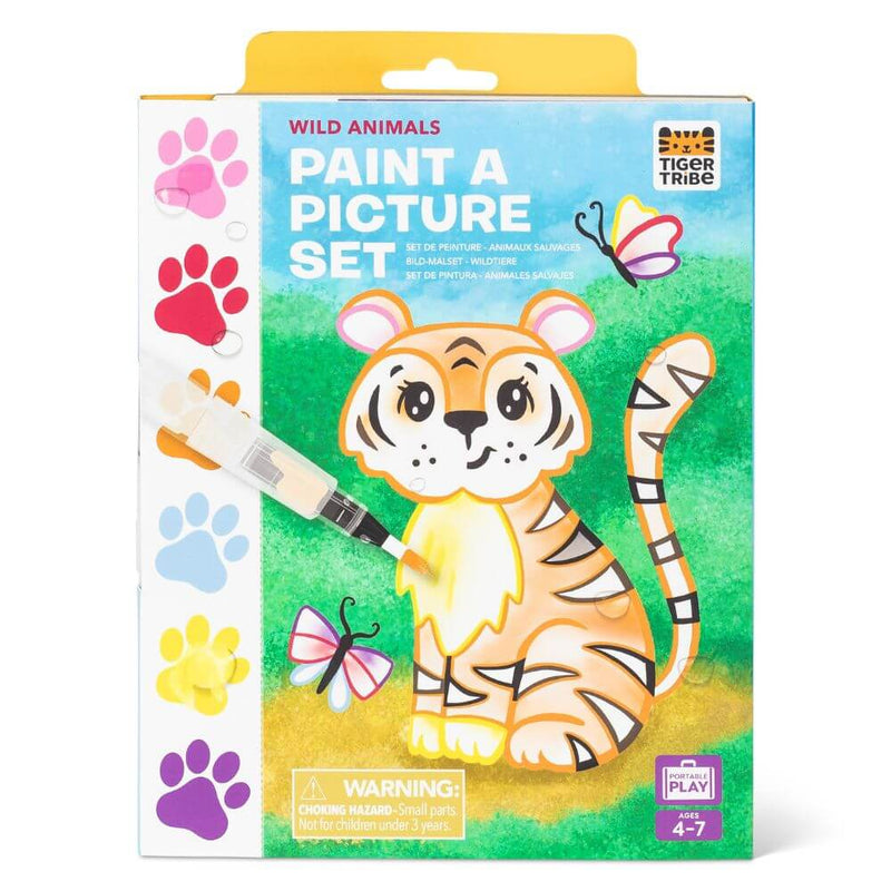 Tiger Tribe Paint-a-Picture Set, Wild Animals-baby_gifts-toy_shop-Mornington_Peninsula-Australia