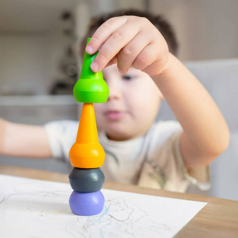 Tiger Tribe Stackable Crayons - Candy Colours
