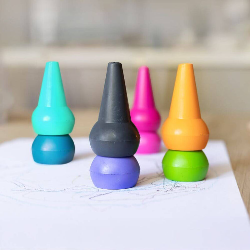 Tiger Tribe Stackable Crayons - Candy Colours