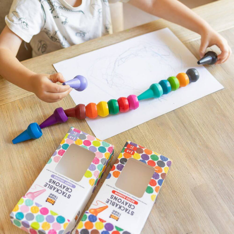 Tiger Tribe Stackable Crayons - Candy Colours