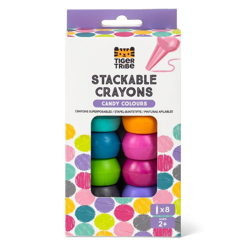 Tiger Tribe Stackable Crayons - Candy Colours