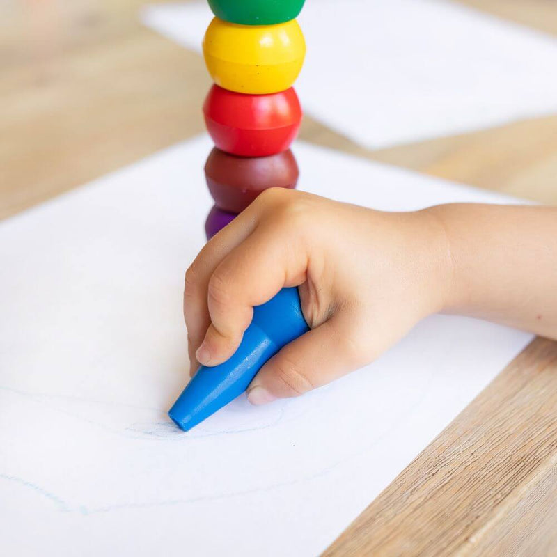 Tiger Tribe Stackable Crayons - Retro Rainbow