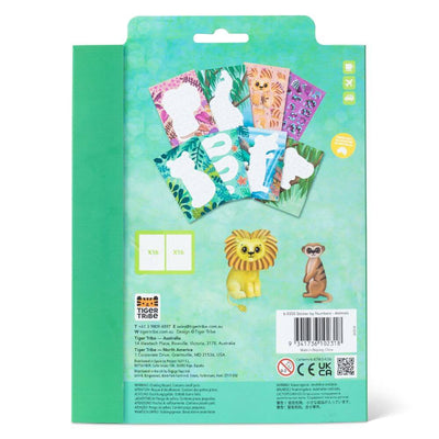 Tiger Tribe Sticker by Numbers - Animals-baby_gifts-toy_shop-Mornington_Peninsula-Australia