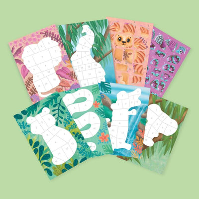 Tiger Tribe Sticker by Numbers - Animals-baby_gifts-toy_shop-Mornington_Peninsula-Australia