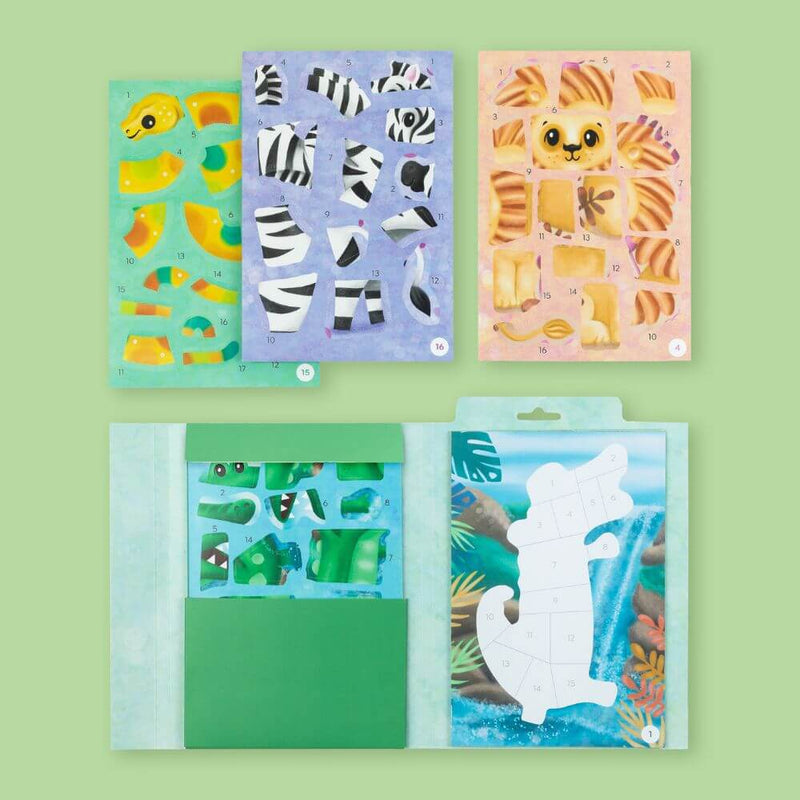 Tiger Tribe Sticker by Numbers - Animals-baby_gifts-toy_shop-Mornington_Peninsula-Australia