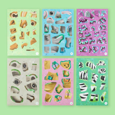 Tiger Tribe Sticker by Numbers - Animals-baby_gifts-toy_shop-Mornington_Peninsula-Australia
