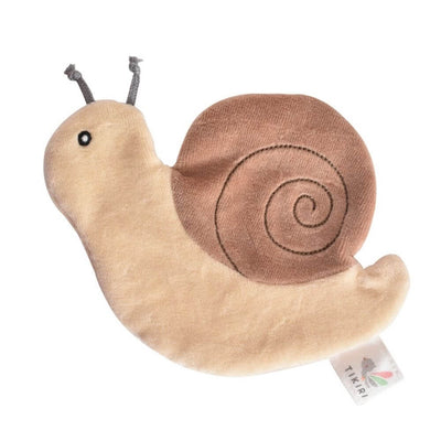 Tikiri Snail Scrunchie Toy-baby_gifts-toy_shop-Mornington_Peninsula-Australia