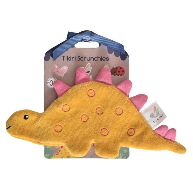 Tikiri Stegosaurus Scrunchie Toy-baby_gifts-toy_shop-Mornington_Peninsula-Australia