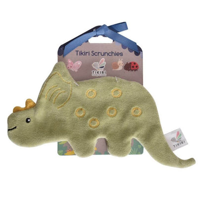 Tikiri Triceratops Scrunchie Toy-baby_gifts-toy_shop-Mornington_Peninsula-Australia