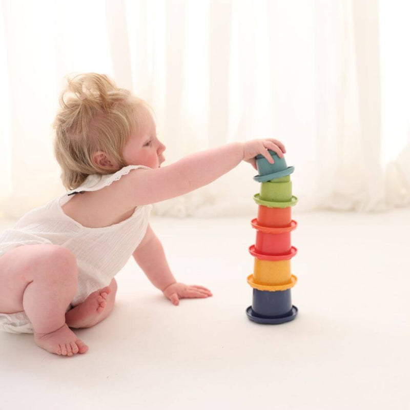 Tolo Toys Bio Rainbow Stacker-first_birthday_gifts-baby_gifts-Australia