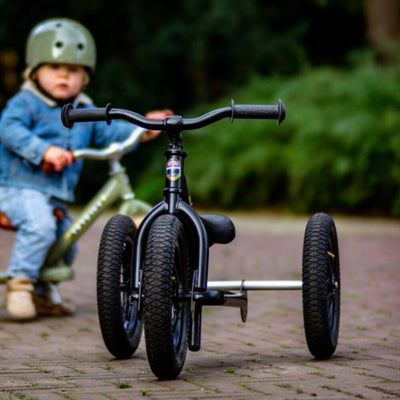 Trybike Black Steel Tricycle with Black Seat-baby_gifts-Toy_shop-Mornington_Peninsula