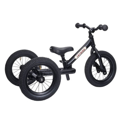 Trybike Black Steel Tricycle with Black Seat-baby_gifts-Toy_shop-Mornington_Peninsula