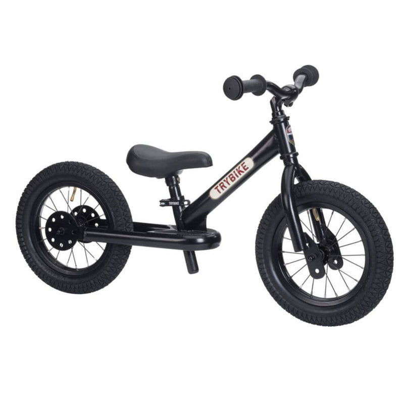 Trybike Black Steel Tricycle with Black Seat-baby_gifts-Toy_shop-Mornington_Peninsula