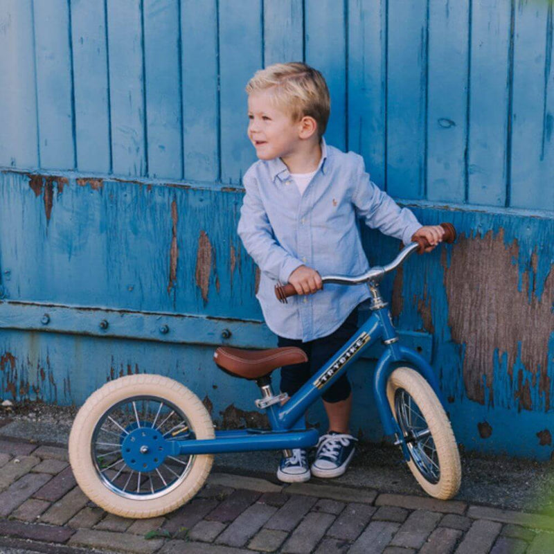 Trybike Blue Tricycle with Cream Tyres-baby_gifts-Toy_shop-Mornington_Peninsula