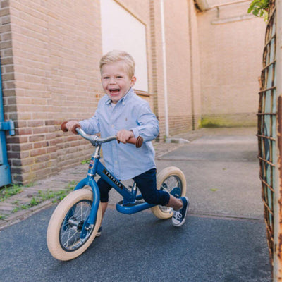 Trybike Blue Tricycle with Cream Tyres-baby_gifts-Toy_shop-Mornington_Peninsula