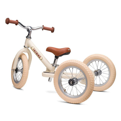 Trybike Cream Tricycle with Brown Seat-baby_gifts-Toy_shop-Mornington_Peninsula