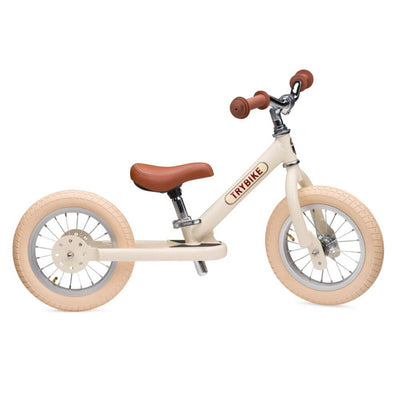 Trybike Cream Tricycle with Brown Seat-baby_gifts-Toy_shop-Mornington_Peninsula