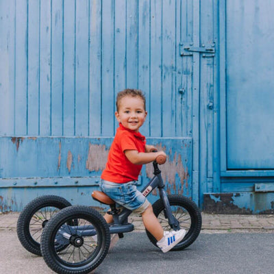 Trybike Grey Tricycle with Brown Seat-baby_gifts-Toy_shop-Mornington_Peninsula