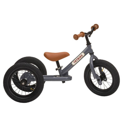 Trybike Grey Tricycle with Brown Seat-baby_gifts-Toy_shop-Mornington_Peninsula