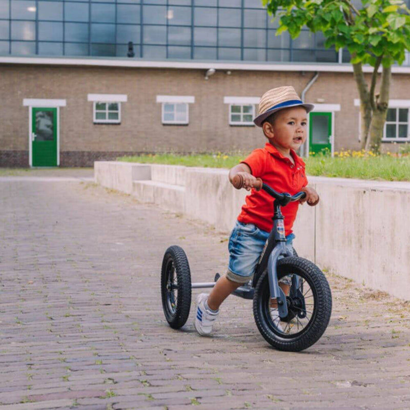 Trybike Grey Tricycle with Brown Seat-baby_gifts-Toy_shop-Mornington_Peninsula