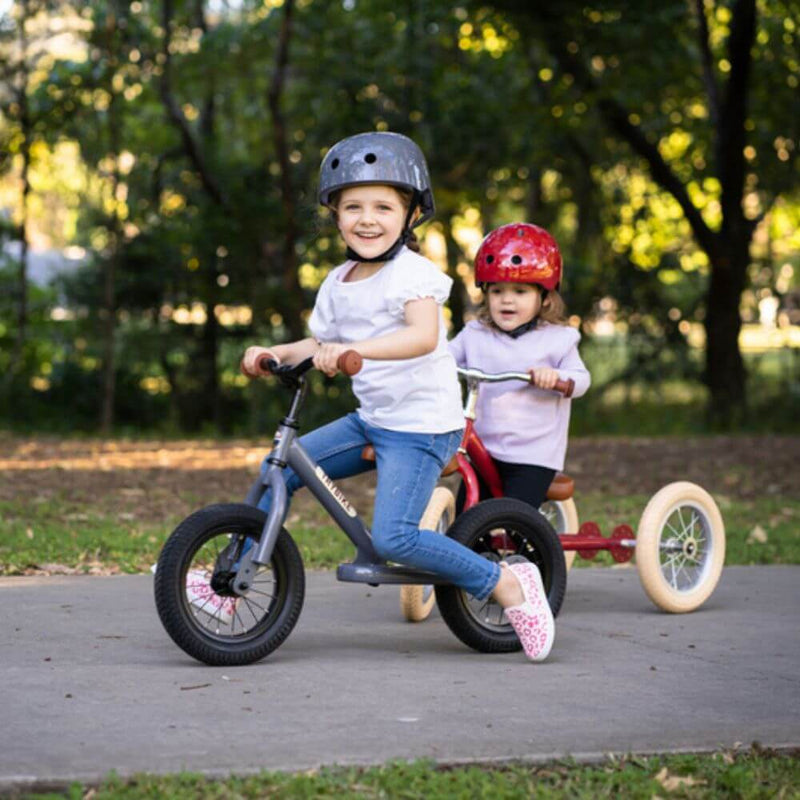 Trybike Grey Tricycle with Brown Seat-baby_gifts-Toy_shop-Mornington_Peninsula