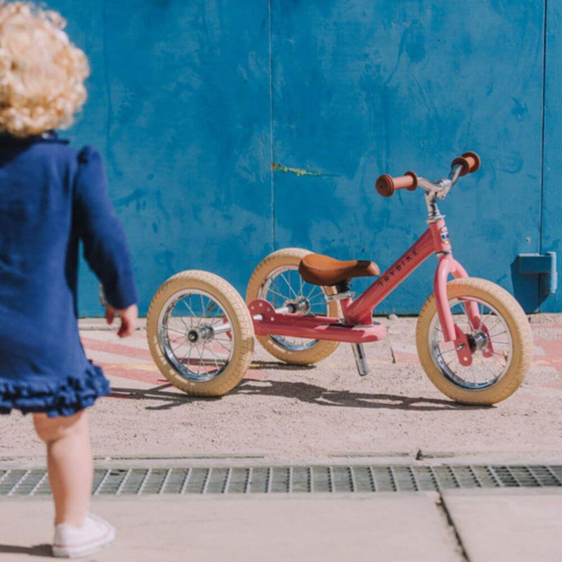 Trybike Pink Tricycle with Cream Tyres-baby_gifts-Toy_shop-Mornington_Peninsula