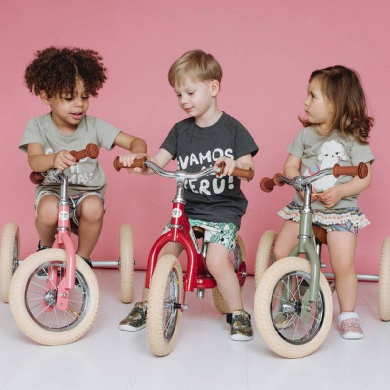 Trybike Pink Tricycle with Cream Tyres-baby_gifts-Toy_shop-Mornington_Peninsula