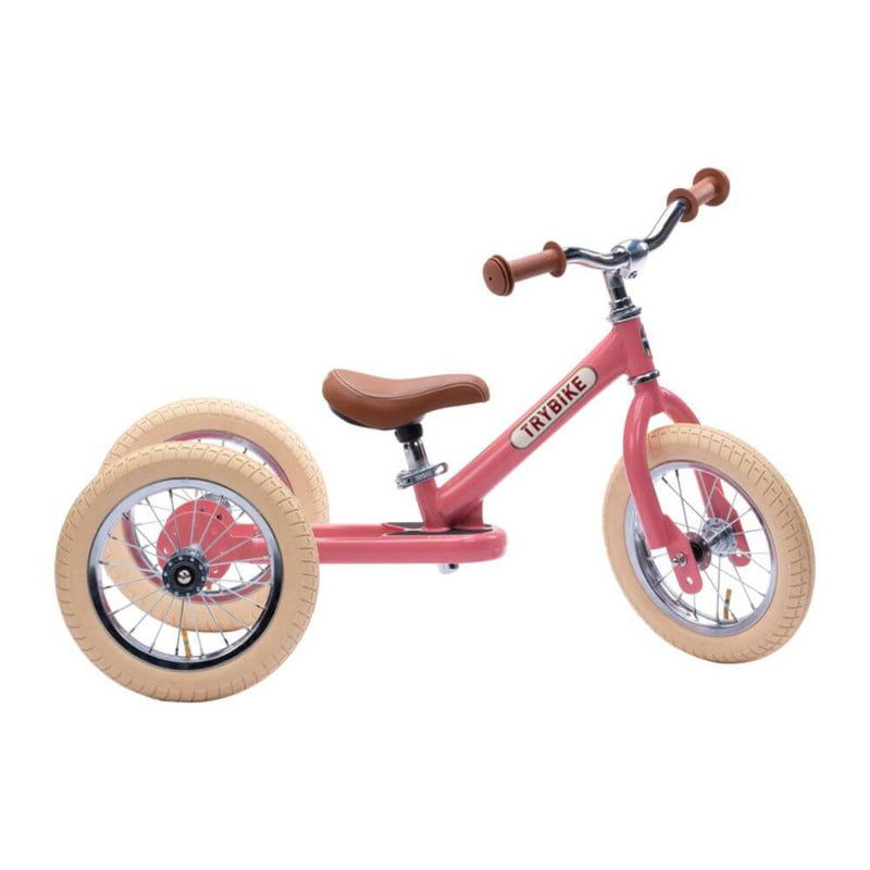 Trybike Pink Tricycle with Cream Tyres-baby_gifts-Toy_shop-Mornington_Peninsula