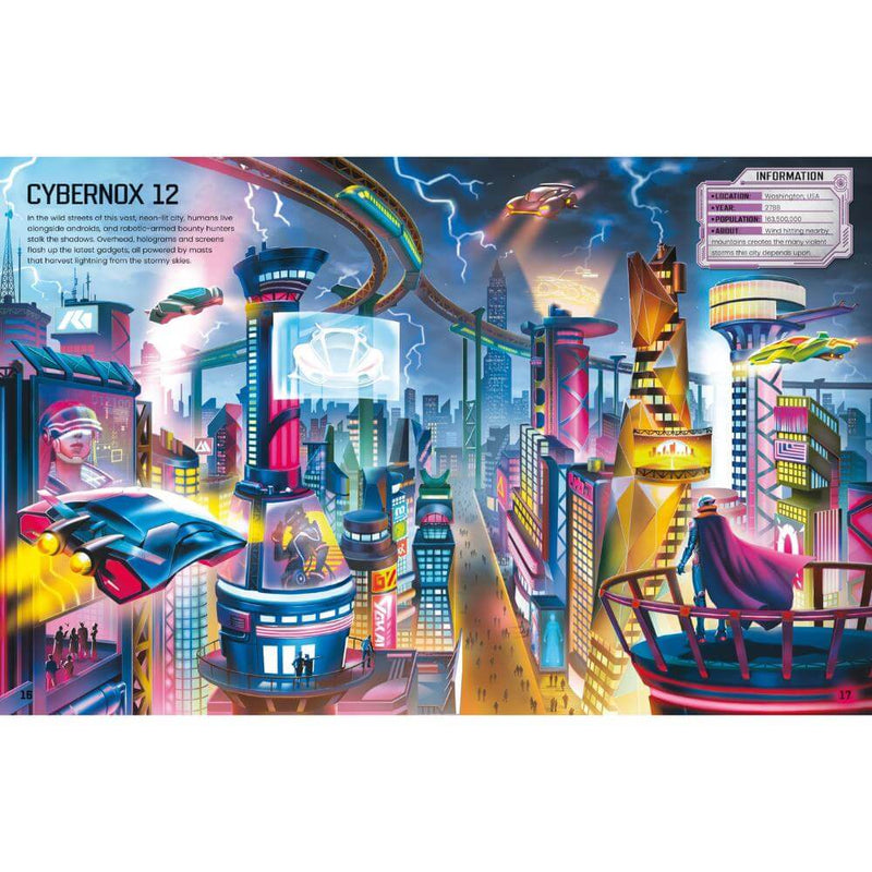 Baby Gifts-Baby Clothes-Toys-Mornington-Balnarring-Usborne Build Your Own Futuristic Cities-The Enchanted Child