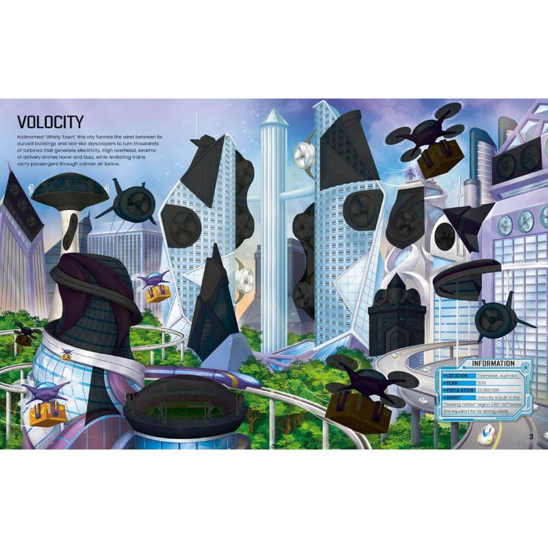 Baby Gifts-Baby Clothes-Toys-Mornington-Balnarring-Usborne Build Your Own Futuristic Cities-The Enchanted Child