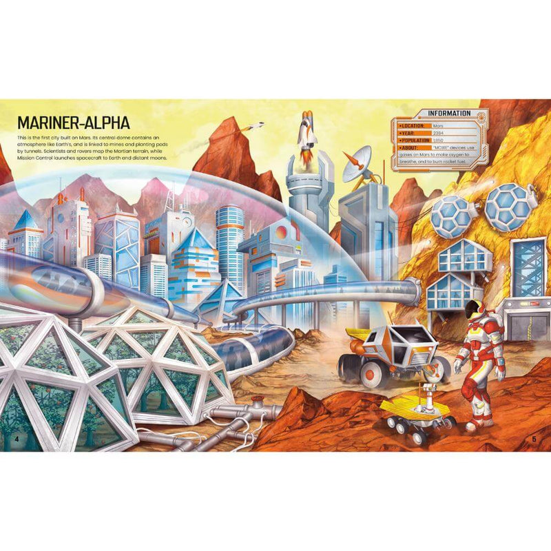 Baby Gifts-Baby Clothes-Toys-Mornington-Balnarring-Usborne Build Your Own Futuristic Cities-The Enchanted Child
