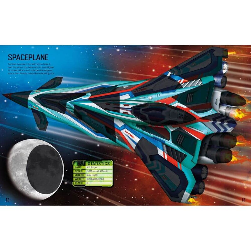 Usborne Build Your Own Super Planes Sticker Book-baby_gifts-toy_shop-Mornington_Peninsula-Australia