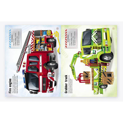 Usborne Build Your Own Trucks Sticker Book