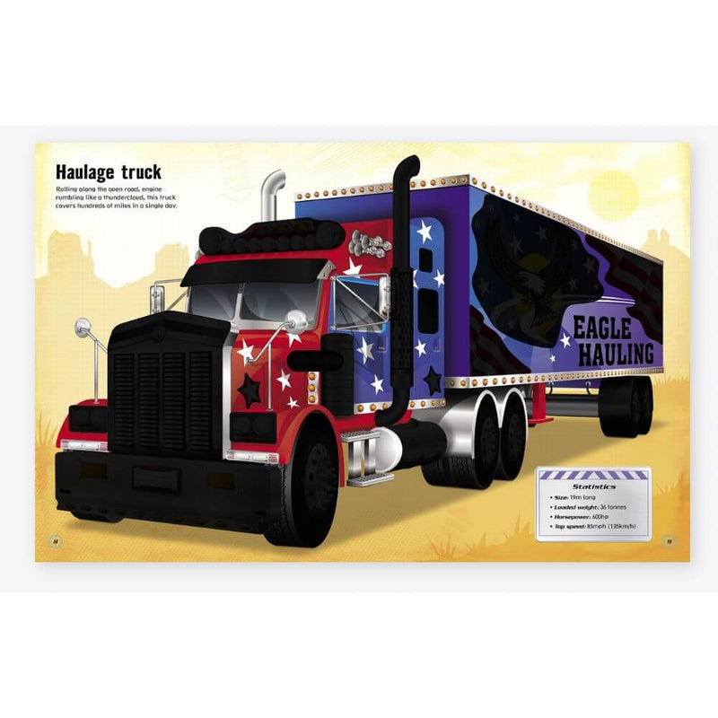 Usborne Build Your Own Trucks Sticker Book