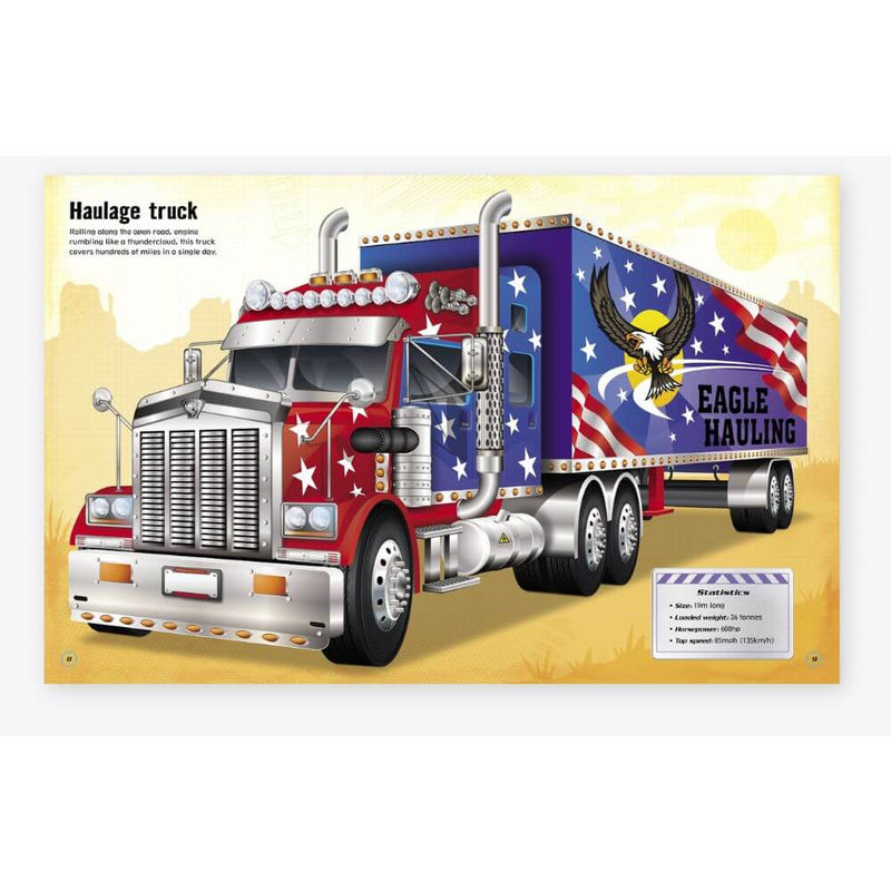 Usborne Build Your Own Trucks Sticker Book