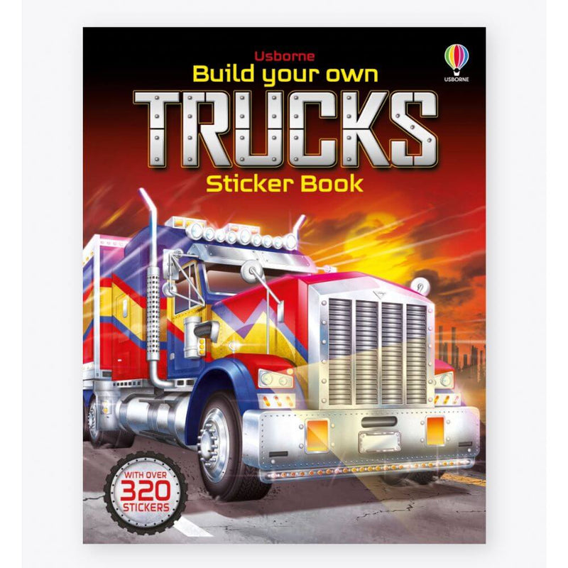 Usborne Build Your Own Trucks Sticker Book