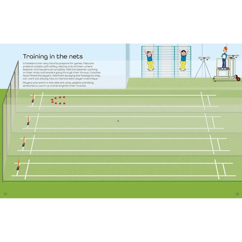 Usborne Cricket Sticker Book-baby gifts-toys-books-Mornington Peninsula-Australia