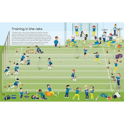 Usborne Cricket Sticker Book-baby gifts-toys-books-Mornington Peninsula-Australia