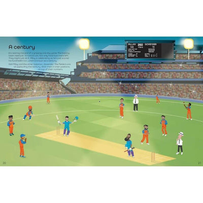 Usborne Cricket Sticker Book-baby gifts-toys-books-Mornington Peninsula-Australia