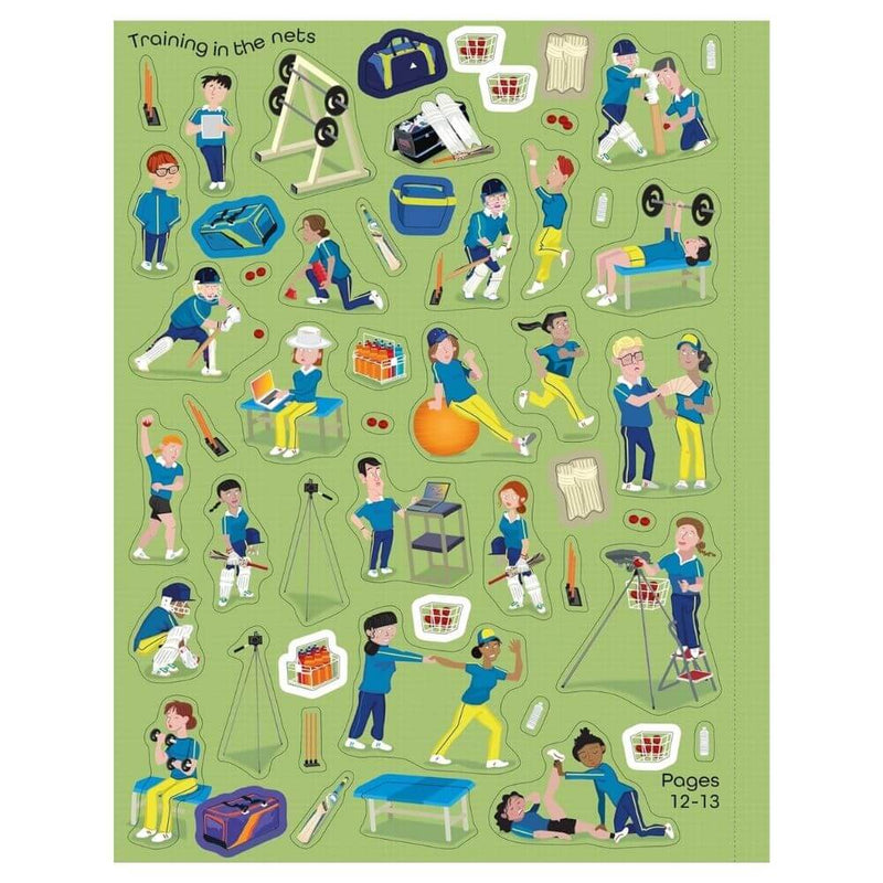 Usborne Cricket Sticker Book-baby gifts-toys-books-Mornington Peninsula-Australia