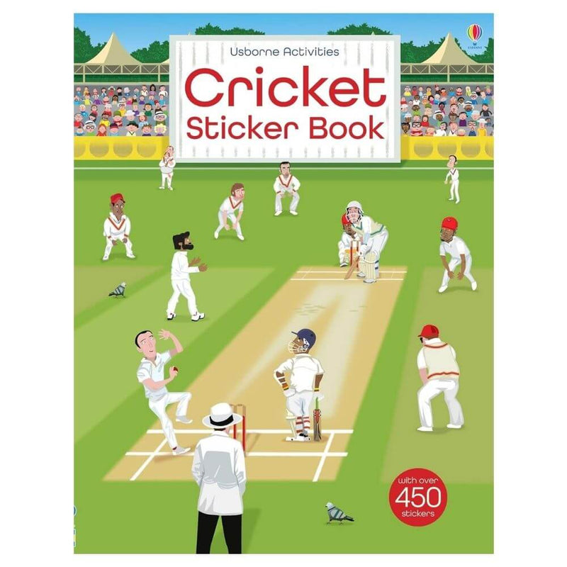 Usborne Cricket Sticker Book-baby gifts-toys-books-Mornington Peninsula-Australia