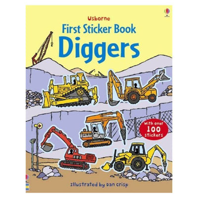 Usborne First Sticker Book Diggers-baby_gifts-toys-Mornington_Peninsula-Australia
